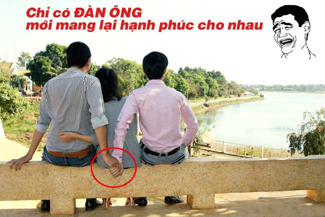 Vâng, chỉ có đàn ông mới mang lại hạnh phúc cho nhau
