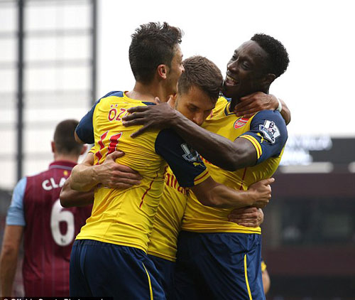 Aston Villa - Arsenal: 4 phút khủng khiếp - 1