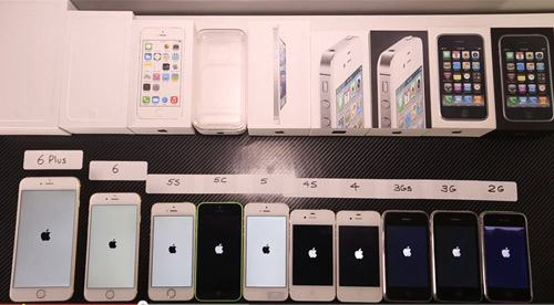 10 mẫu iPhone cổ, kim của Apple đọ tốc độ màn hình - 1