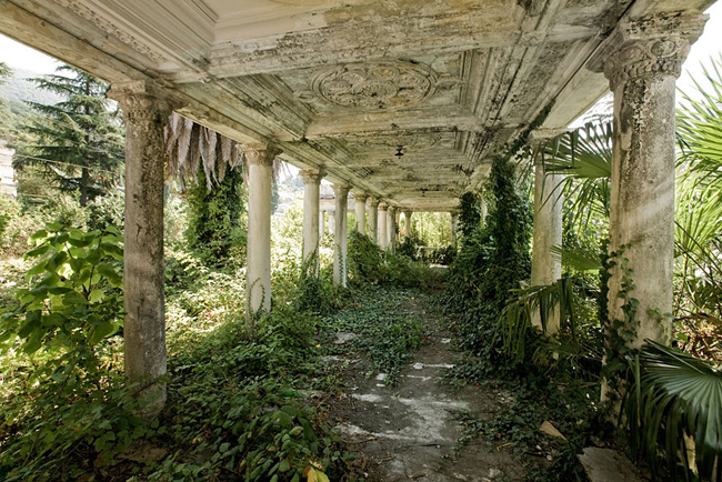 Ga tàu bỏ hoang ở Abkhazia
