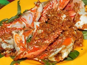 Ẩm thực - Cua biển rang muối với xuyên tiêu