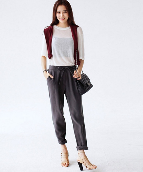 Quý cô thanh nhã với màu burgundy - 13