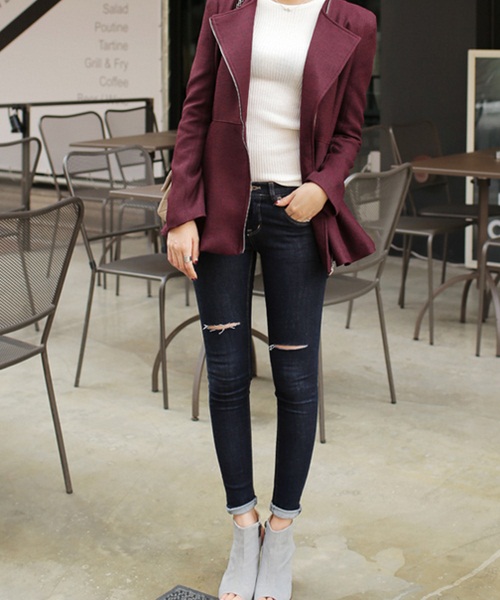 Quý cô thanh nhã với màu burgundy - 14