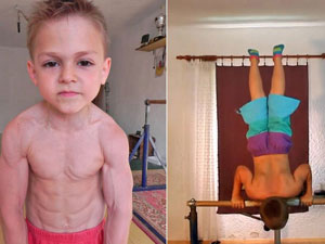 Phi thường - kỳ quặc - Video: Choáng váng với cơ bắp của cậu bé 9 tuổi