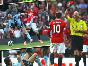 Bóng đá - Phạm lỗi thô thiển, Rooney nhận thẻ đỏ trực tiếp