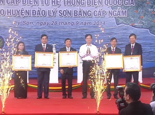 Điện cáp ngầm ra đảo Lý Sơn - 2