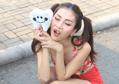 Nữ diễn viên hài Việt sexy "lấp tiếng cười" - 11