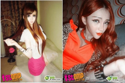 Chết khiếp với mốt cằm cực nhọn của chị em Trung Quốc - 5