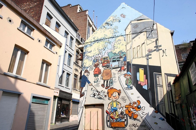 Nếu là fan của truyện tranh và đam mê du lịch, đừng bỏ qua khu Comic Strip Center ở thủ đô Brussels. 
