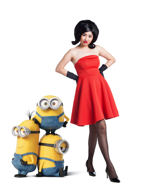 Lê Khánh màu mè hóa thân thành nữ ác nhân trong Minions - 2