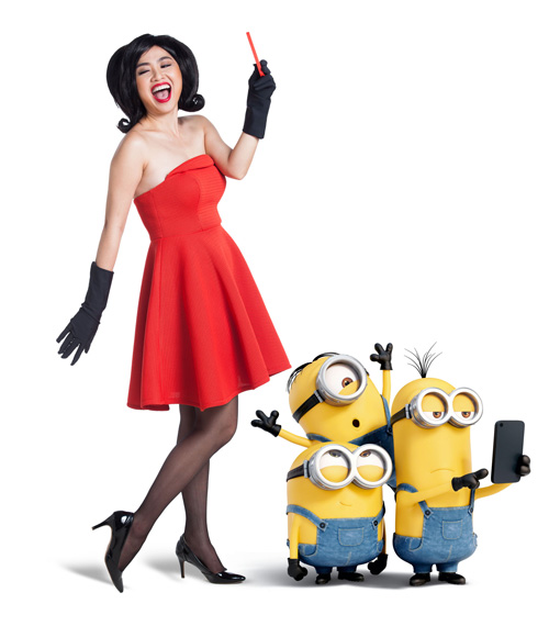 Lê Khánh màu mè hóa thân thành nữ ác nhân trong Minions - 4