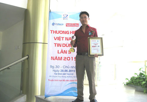 HNCom tự hào là “Thương hiệu Việt Nam Tin dùng” lần 3 năm 2015 - 2