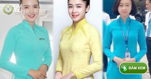 Áo Dài Tiếp Viên Hàng Không - Đồng Phục Tiếp Viên Vn Airlines