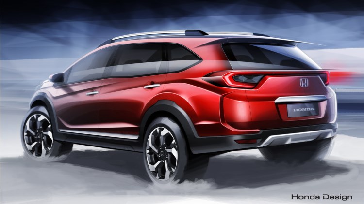 Lộ diện mẫu Honda BR-V ba hàng ghế dành cho châu Á - 2