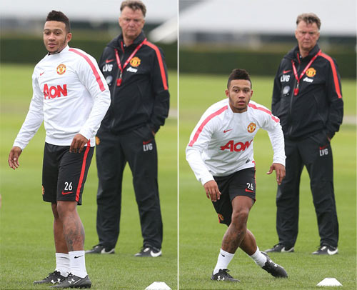 Smalling thách thức Rooney, Depay tích cực ngày ra mắt - 5