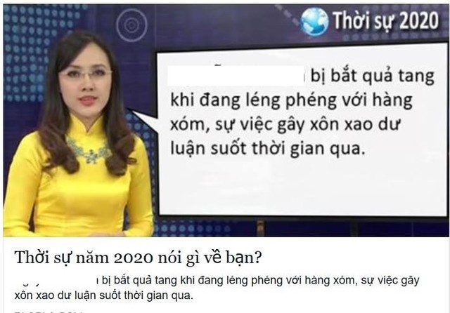 BTV Hoài Anh ngạc nhiên trước ảnh "chế" Thời sự 2020 - 1