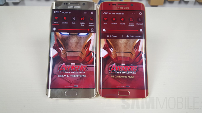 Galaxy S6 Edge Iron Man vẫn có thiết kế màn hình Super AMOLED 5,1 inch vát cong cả 2 cạnh hỗ trợ độ phân giải Quad HD (1.440x2.560 pixel),
