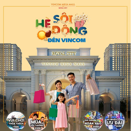 Khuyến mãi hè cực lớn tại Vincom Mega Mall Royal City - 1