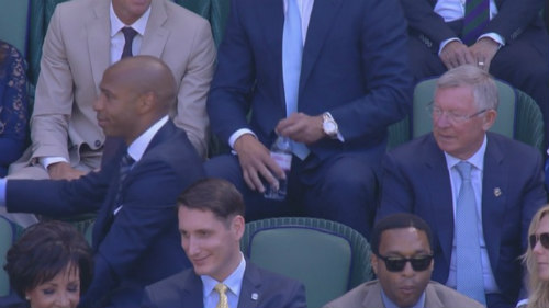 Wimbledon ngày 11: Henry và Sir Alex dự khán cổ vũ Murray - 1