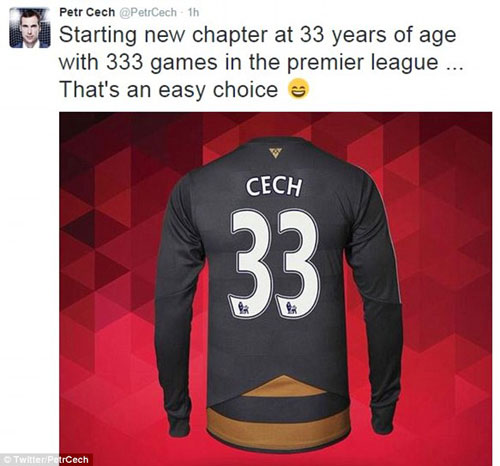 Arsenal: Chọn số áo ý nghĩa, Cech mơ thành “trụ cột” - 1