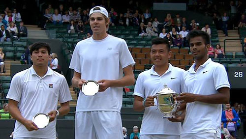 Vô địch đôi Wimbledon trẻ, Hoàng Nam đi vào lịch sử - 1