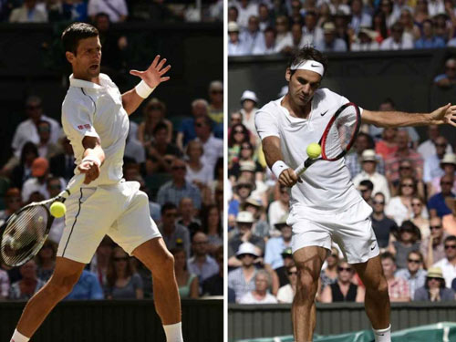 Hot shot: Federer-Djokovic đôi công kinh điển - 1