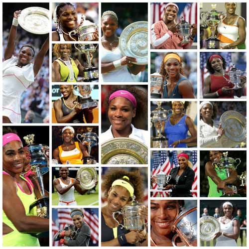 Serena Williams cán cột mốc vĩ đại - 1