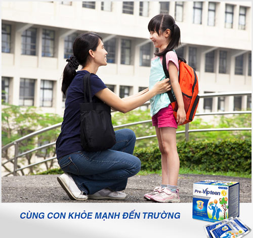 Cùng con khỏe mạnh đến trường với Pre Vipteen 3 - 1