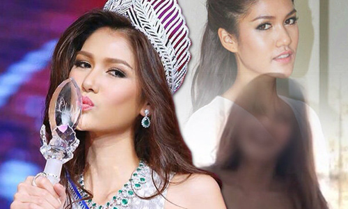 Rò rỉ clip nóng nghi của tân hoa hậu Hoàn vũ Thái Lan - 1