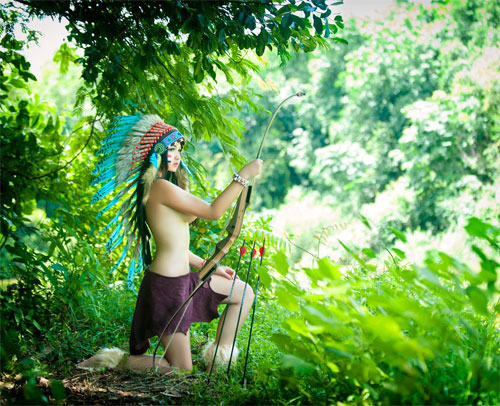 “Nữ thổ dân xinh đẹp” nói thành thạo 3 ngôn ngữ - 5