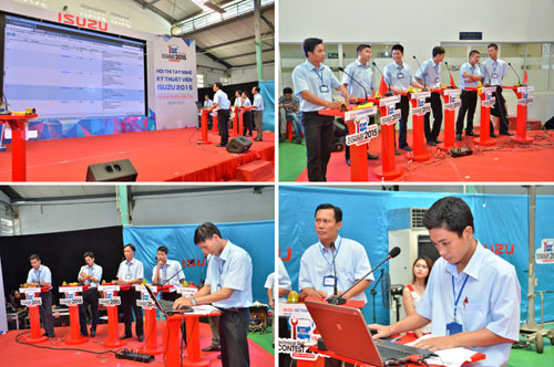 Tổng kết hội thi tay nghề kỹ thuật viên Isuzu lần thứ 12 năm 2015 - 2