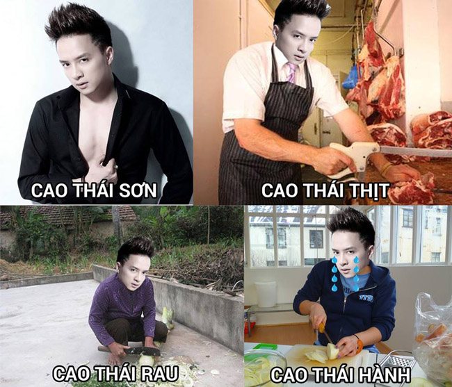 Ngoài vai trò là ca sỹ, Cao Thái Sơn còn kiêm luôn vị trí đầu bếp…