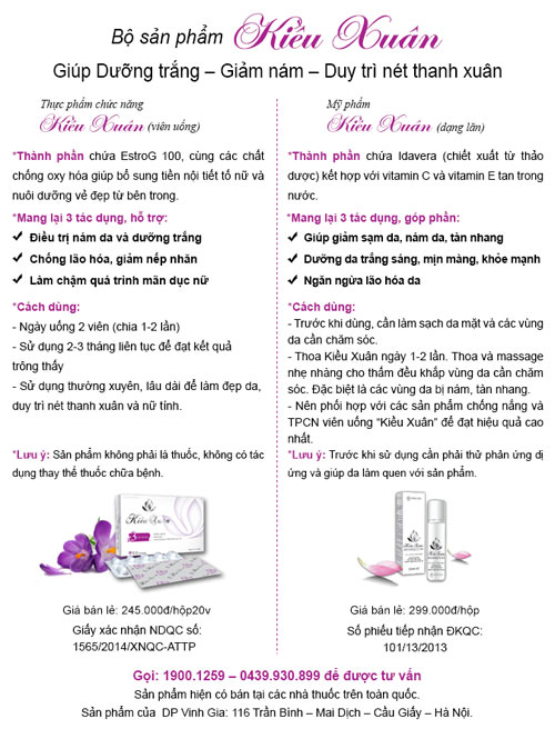 Trị tận gốc nám da do lão hóa bằng thảo dược - 3