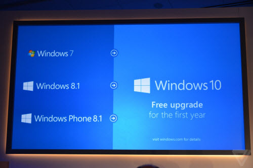 Windows 7/8.1 và Windows Phone 8.1 được 'lên đời' Windows 10 miễn phí - 1