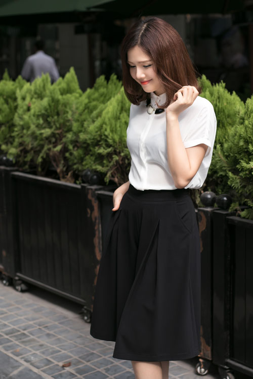 Vẻ đẹp gợi cảm của Miss khả ái ĐH Sân khấu Điện ảnh - 9