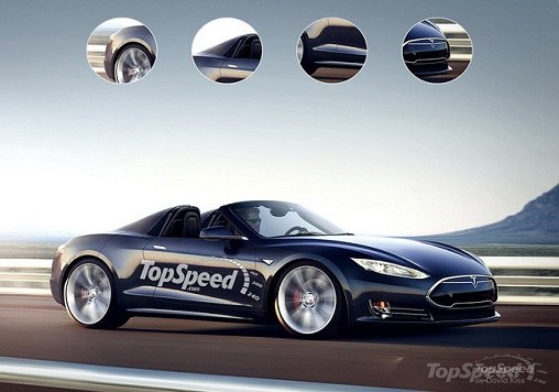 Ảnh đồ họa Tesla Roadster đẹp mê hồn - 1