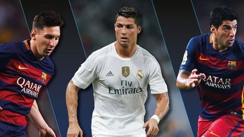 Cầu thủ hay nhất châu Âu: CR7 "đấu" Messi, Suarez - 1