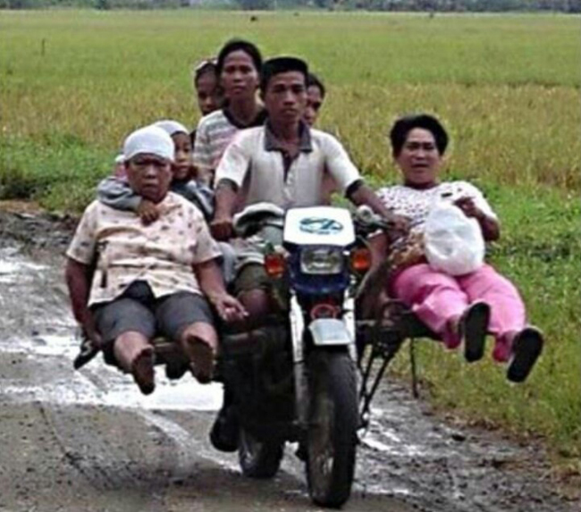 Xe chở thế này nó mới cân được chứ.
