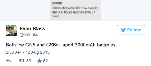 Galaxy Note 5 và S6 Edge Plus chỉ dùng pin 3.000 mAh - 1