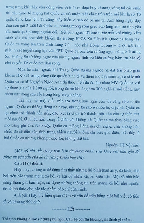 Nhà báo “khóc thét” vì đề thi vào HV Báo chí-Tuyên truyền - 7