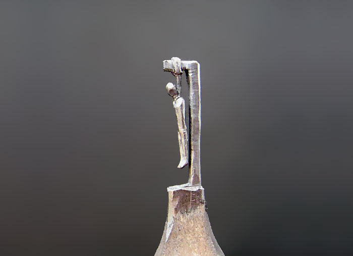 Kinh ngạc điêu khắc tí hon từ đầu bút chì - 3