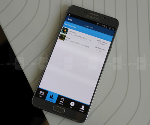 Lộ kết quả kiểm tra hiệu suất Galaxy Note 5 - 2