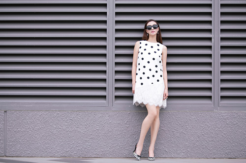 Khánh My dịu dàng, nữ tính với họa tiết chấm bi - 12