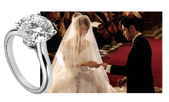 Lóa mắt với nhẫn cưới kim cương tiền tỉ của sao Hoa - 1