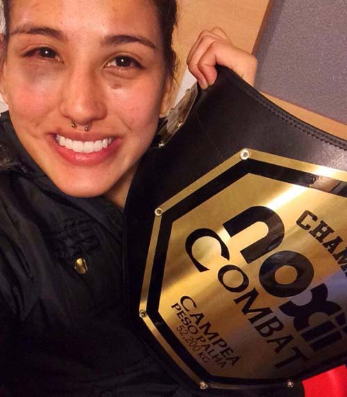 Sốc: Võ sĩ có bầu 12 tuần vẫn vô địch MMA - 3