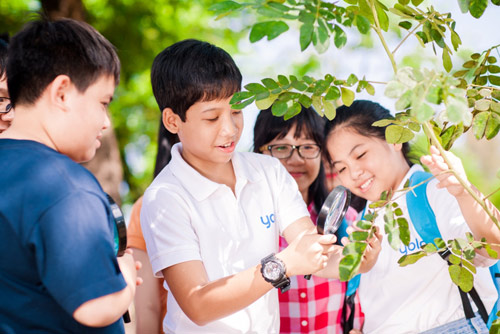 Thú vị lớp học Tiếng Anh “hai trong một” - 1