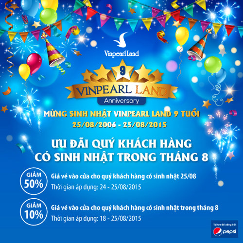 Tưng bừng sinh nhật Vinpearl Land 9 tuổi - 1