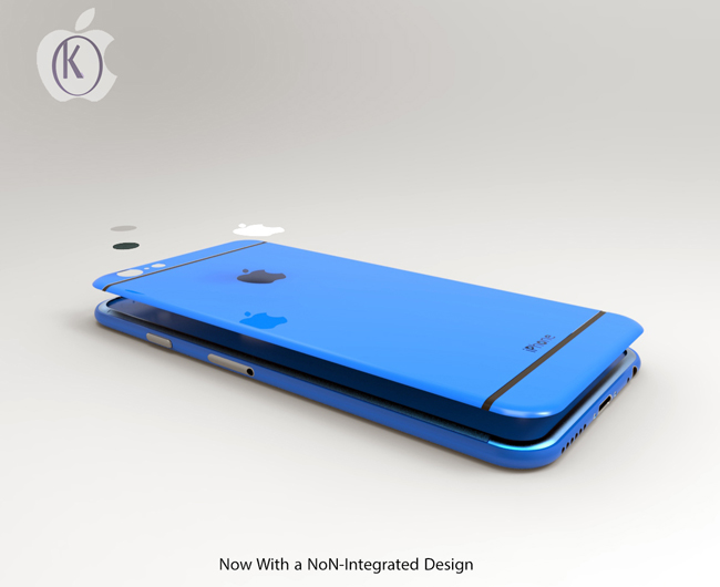 Concept iPhone 6C có bộ khung bằng kim loại trong khi mặt sau làm bằng polycarbonate vì vậy, nó có chất lượng hoàn thiện khác tốt.