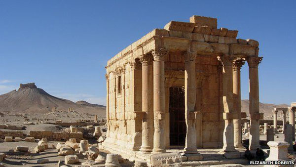 Phiến quân IS cho nổ tung đền cổ ở Syria - 1