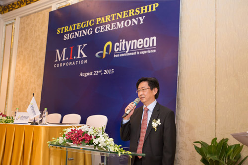M.I.K Corporation ký kết hợp tác toàn diện với Công ty thiết kế Cityneon - 1